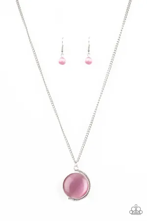Luminous Lagoon - Pink Necklace - Paparazzi Accessories