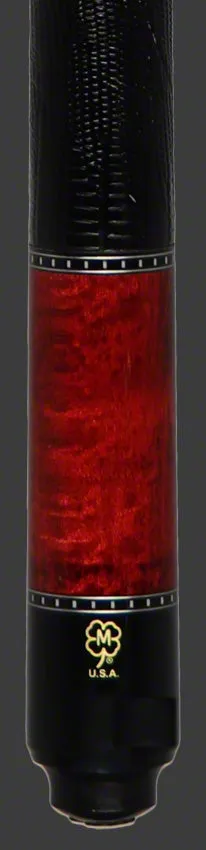 McDermott  G Series Burgundy Stained Maple with Black Points  Pool Cue - G515
