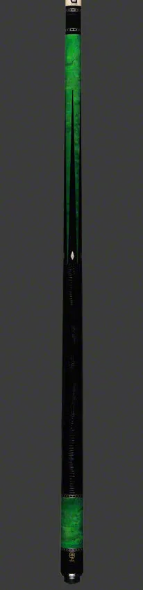 McDermott  G Series Emerald Stained Maple with Black Points Pool Cue - G514