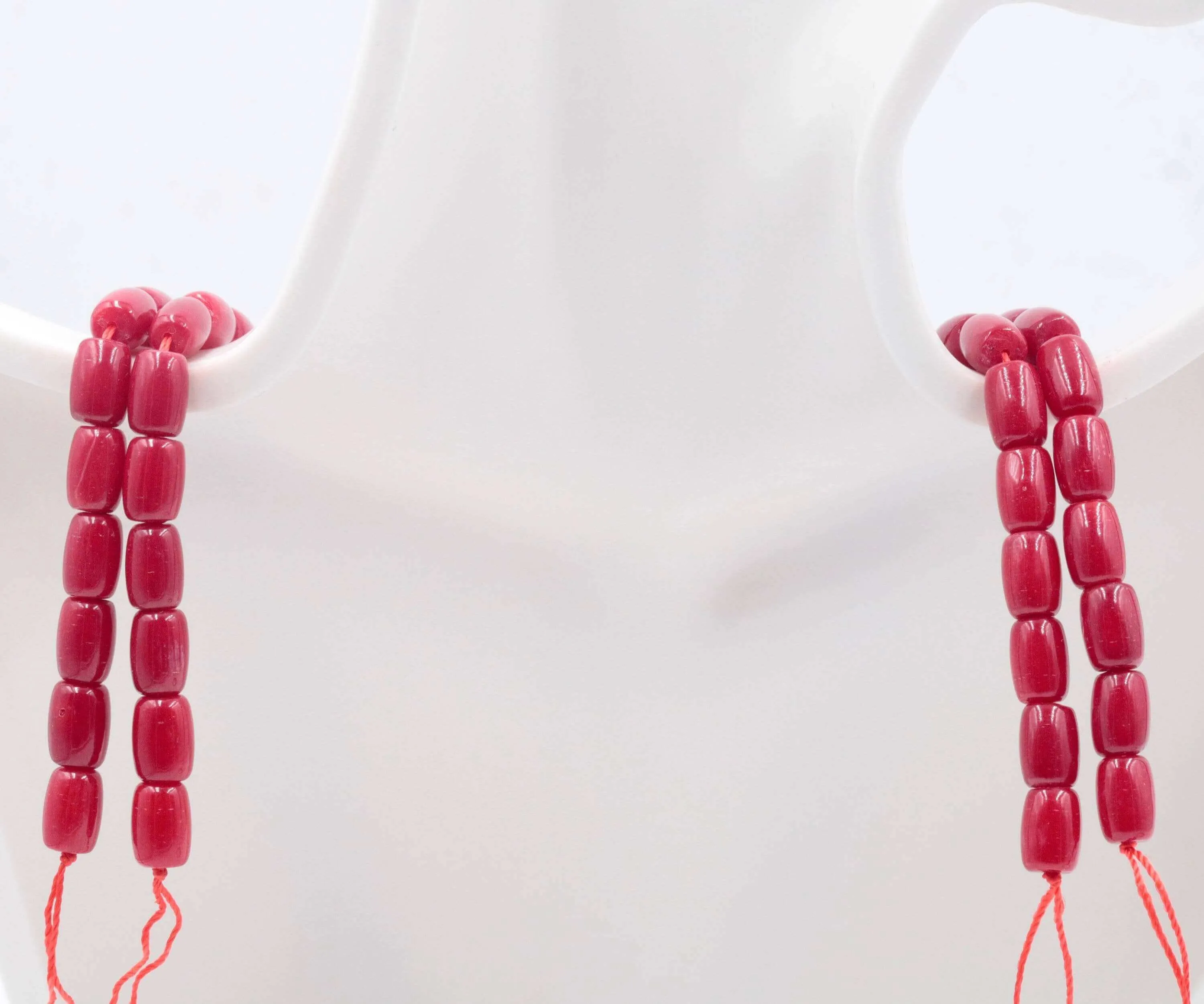 Natural Coral Beads Coral Necklace Italian Coral beads Red Coral Beads Antique Coral Beads Natural Coral Bead 16" SKU:108776,108778
