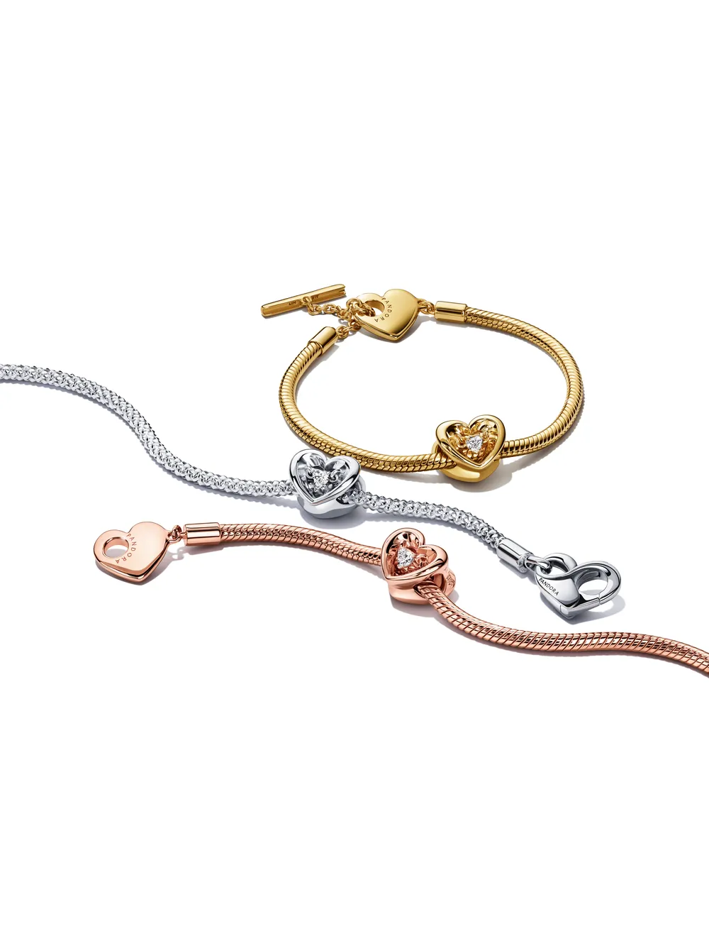 Pandora Moments Studded Chain Bracelet