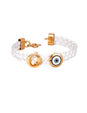 Personalised Unisex Infini Thread of Protego Bracelet - Daisy and Gold