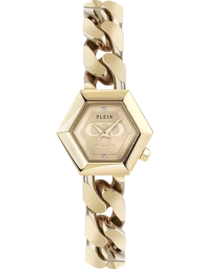 Philipp Plein - The Hexagon Quartz Groumette 28mm Watch - PWWBA0323 - 788072