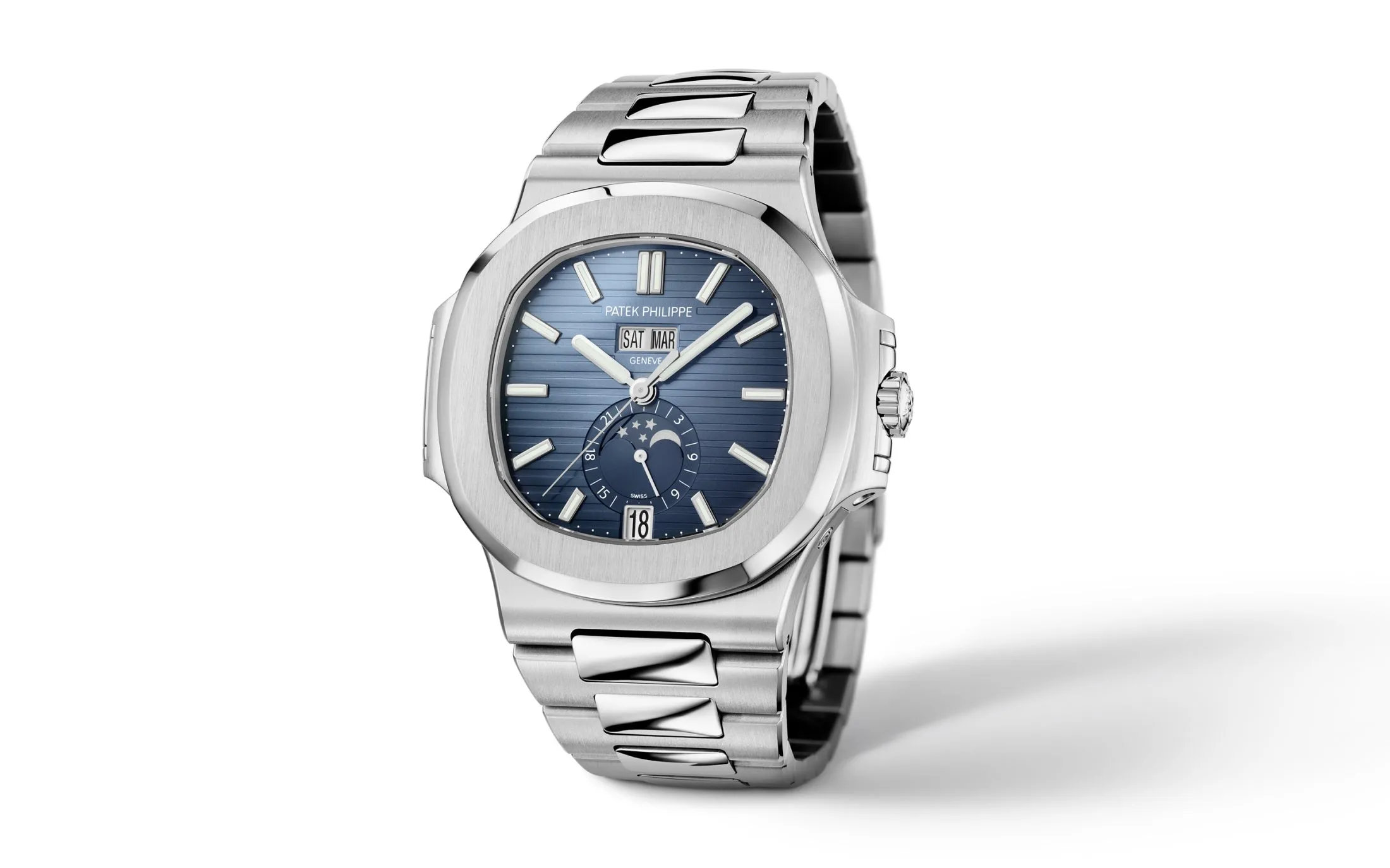 Philippe Nautilus 5726/1A-014 – Stainless Steel, Annual Calendar, Blue Dial