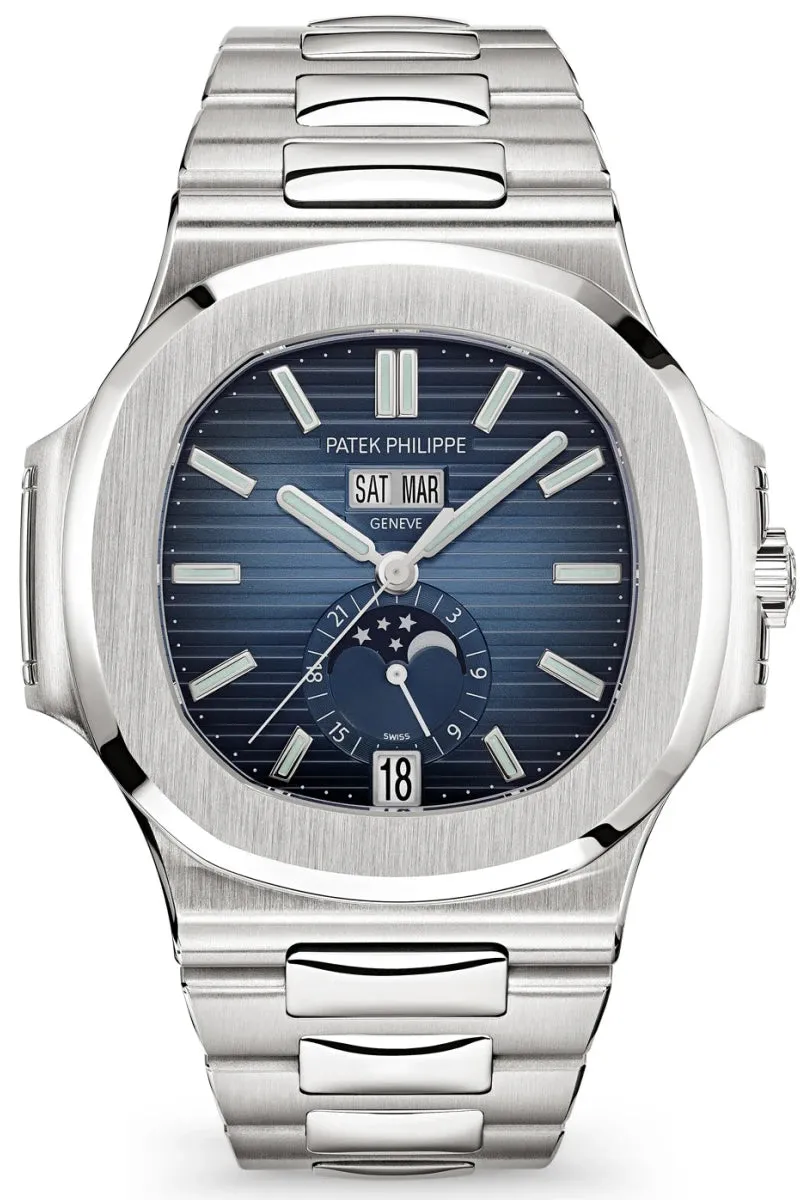 Philippe Nautilus 5726/1A-014 – Stainless Steel, Annual Calendar, Blue Dial