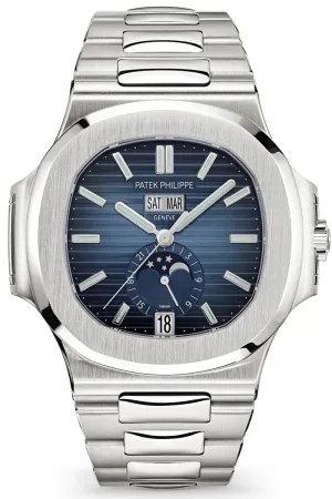 Philippe Nautilus 5726/1A-014 – Stainless Steel, Annual Calendar, Blue Dial