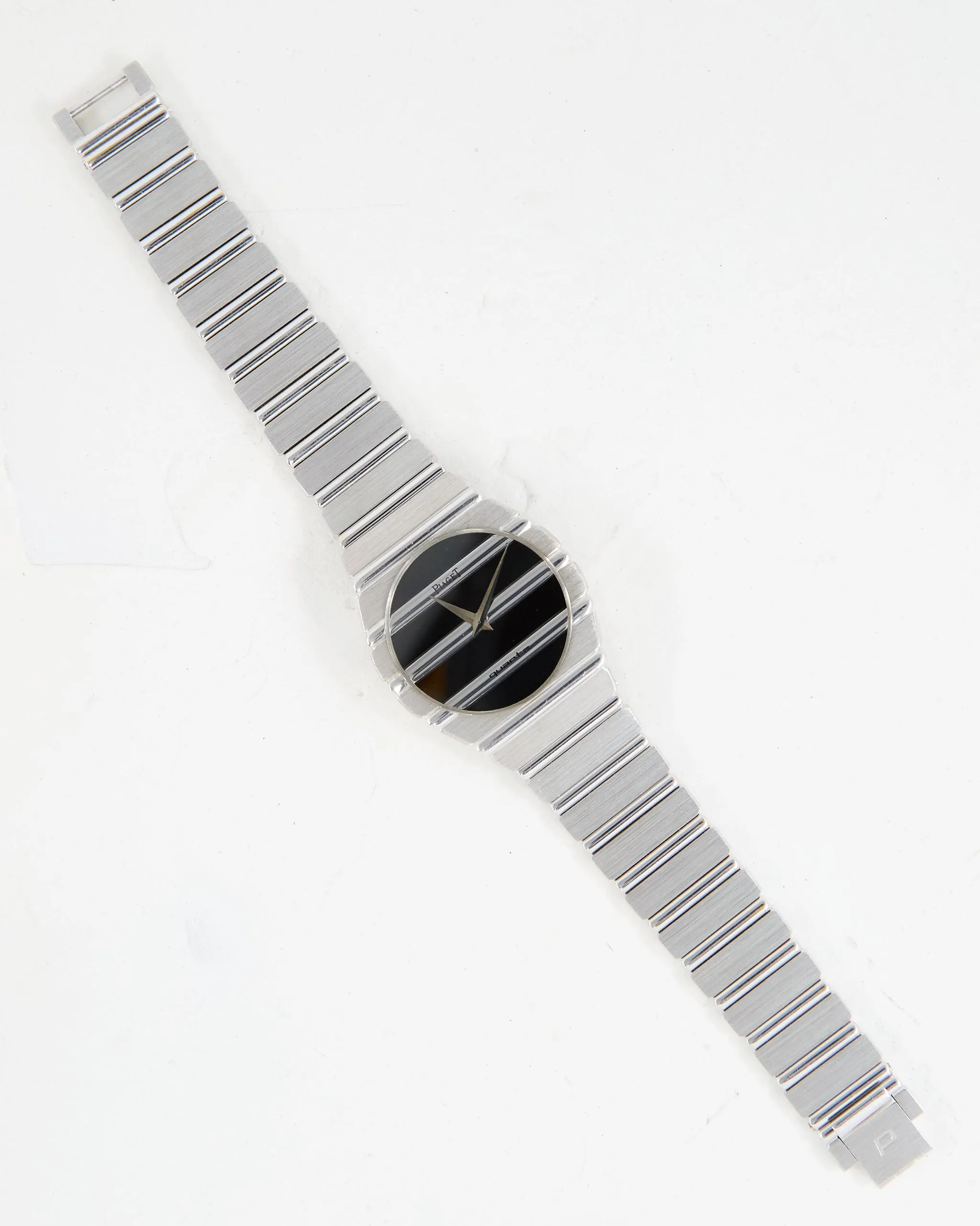 PIAGET POLO ONYX DIAL IN WHITE GOLD CASE & BRACELET
