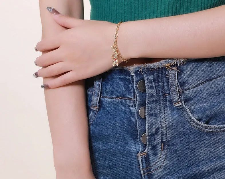 Rabbit Series Cute Long Ears Rabbit Bracelet Feminine Hand Accessories