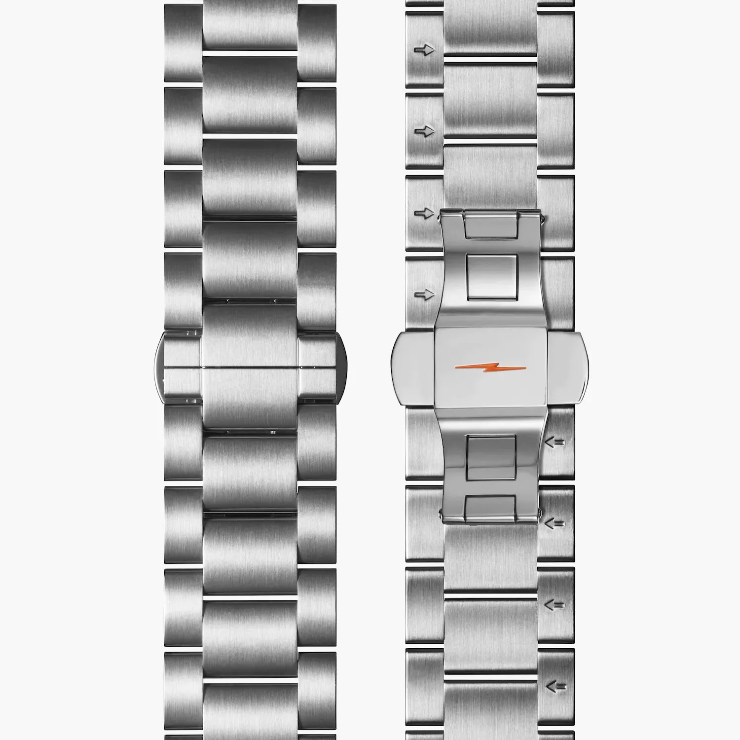 Shinola, The Runwell Sport Chrono 48mm White Hurricane Dial SS Bracelet