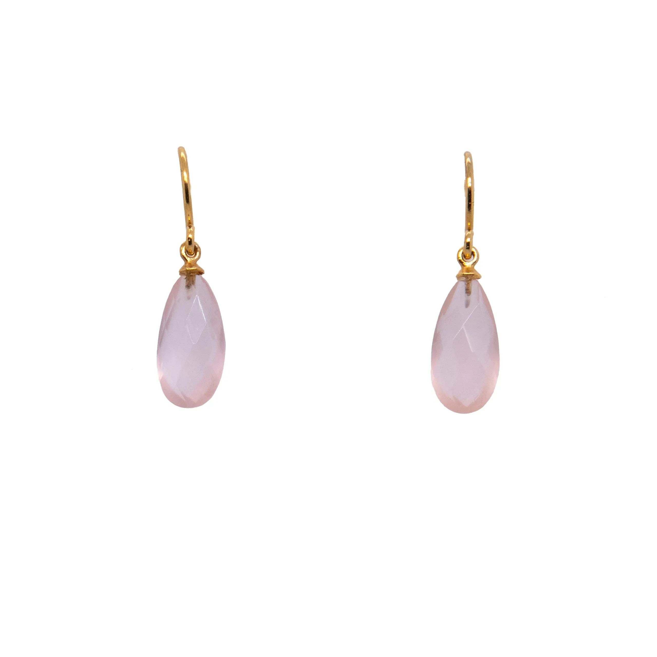 Signature Wire Drop Earrings 24K Gold Vermeil
