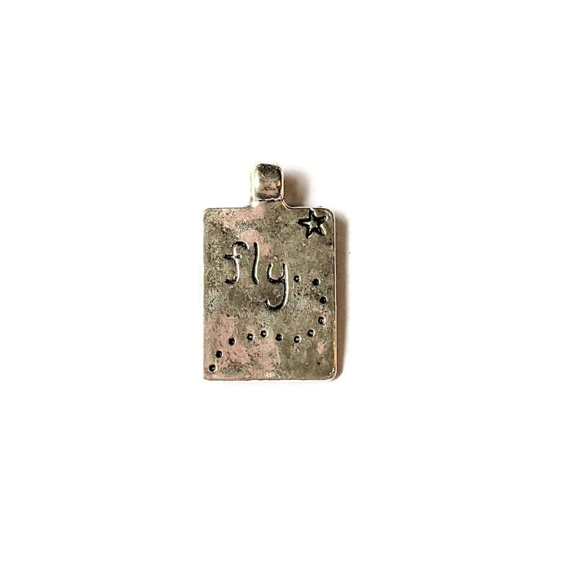 Silver Dragonfly-Fly Tag Charm