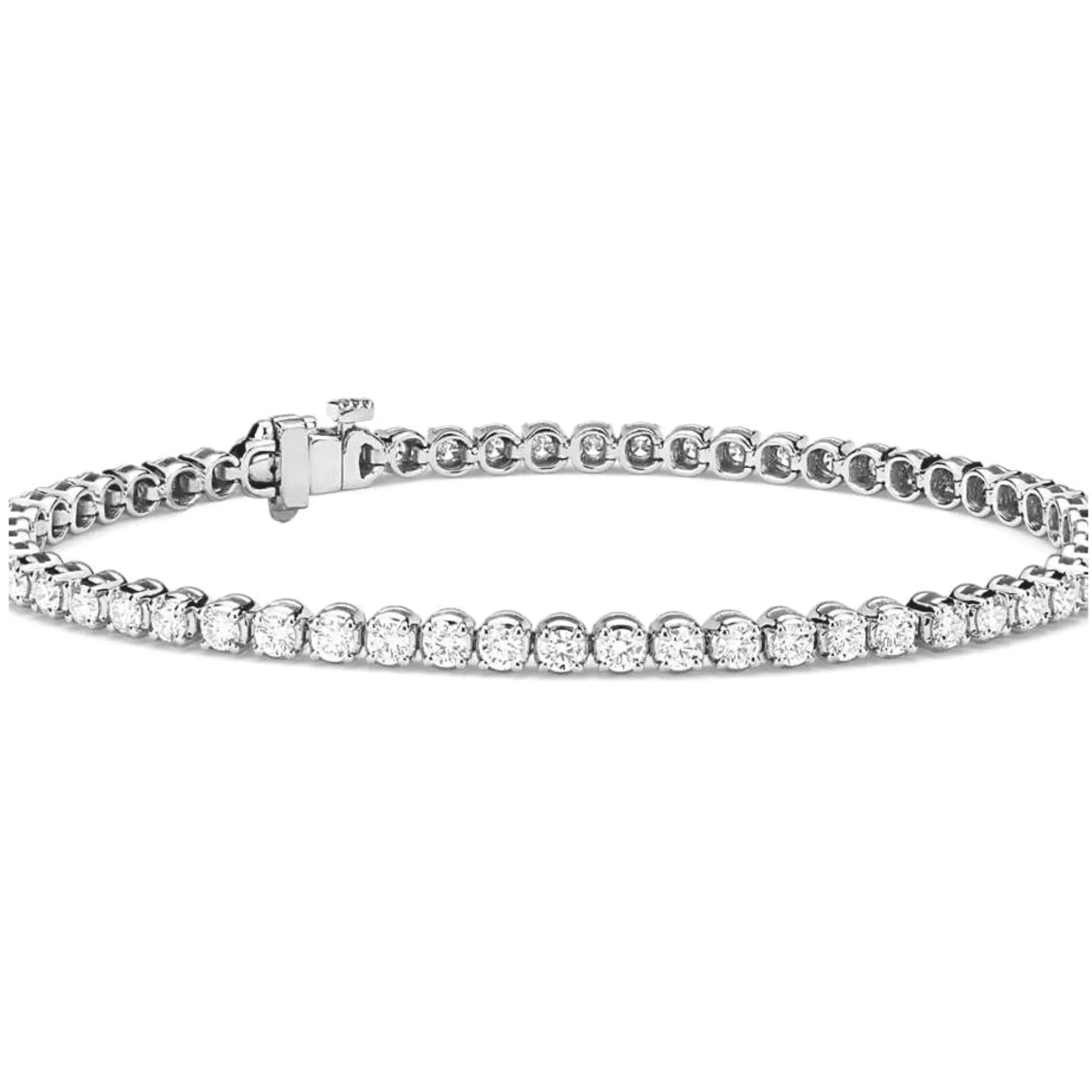 Silver Tennis Bracelet (4mm)