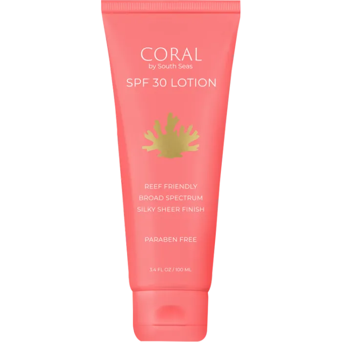 South Seas Coral SPF 30 Lotion 3.4 oz.