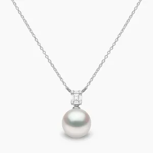 Starlight 18K Gold South Sea Pearl and Diamond Mini Skyline Pendant