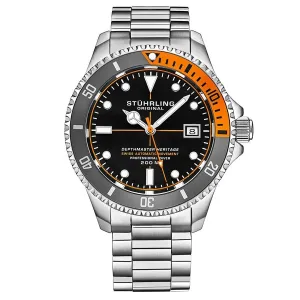 Stuhrling Original Aquadiver Automatic Black Dial Men's Watch M13518