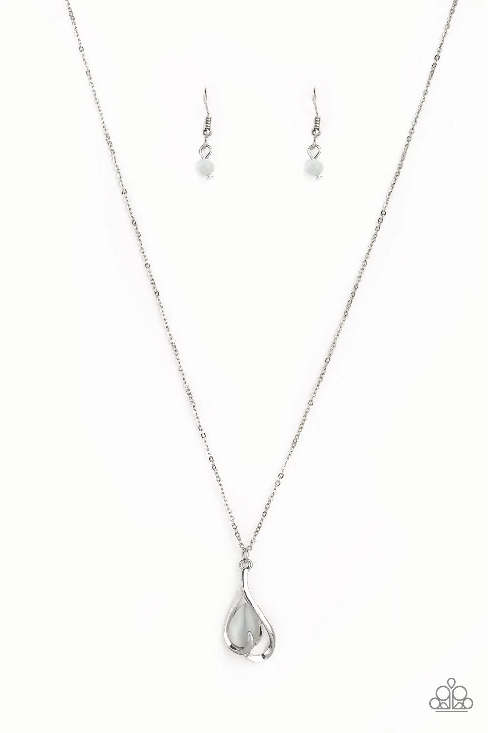 Tell Me A Love Story - White Necklace - Paparazzi Accessories