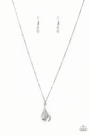 Tell Me A Love Story - White Necklace - Paparazzi Accessories
