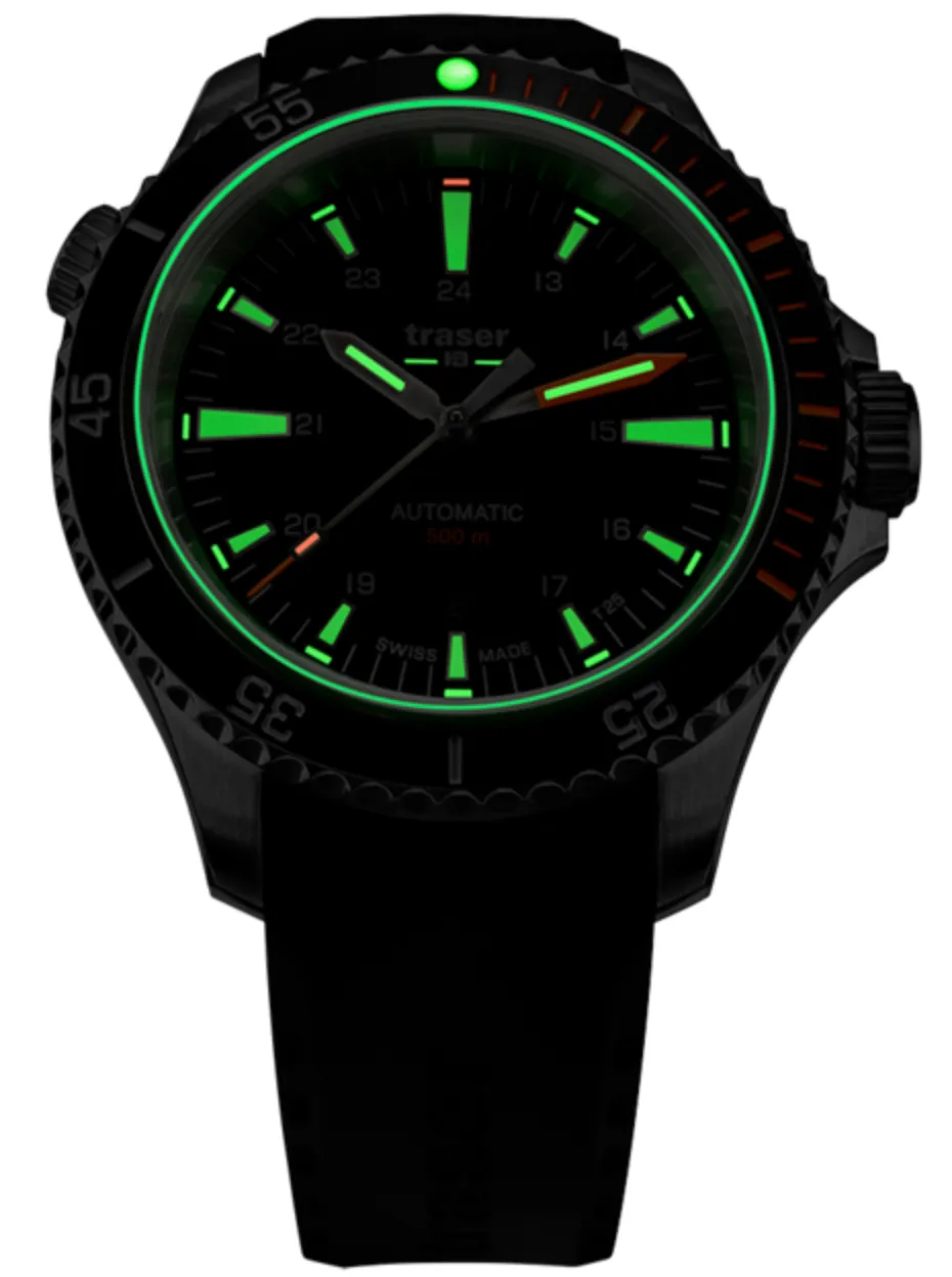 TH3 Watch P67 Diver AutoMTic Black Rubber