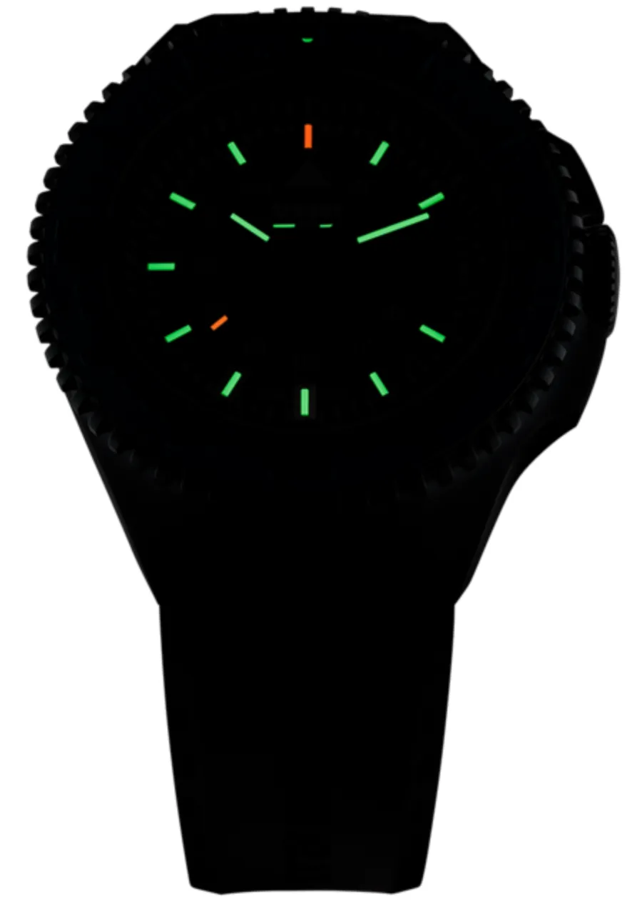 TH3 Watch P69 Black Stealth Green Rubber