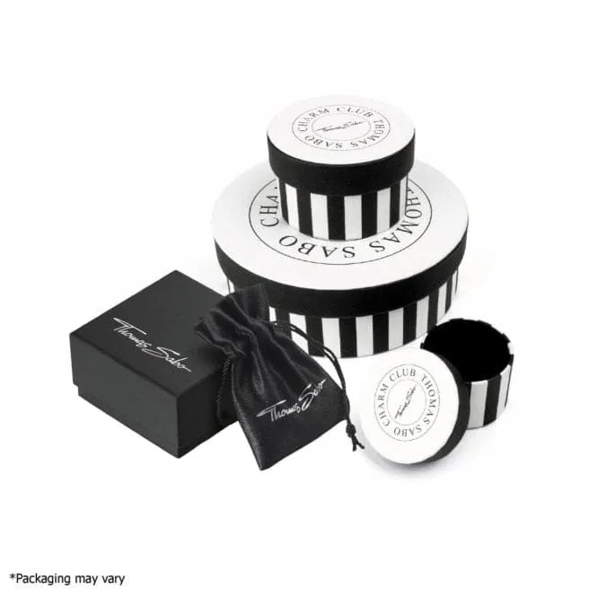Thomas Sabo Black Cat Onyx Beaded Bracelet A1776-528-11