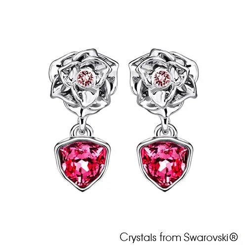 Trilliant Rose Earrings