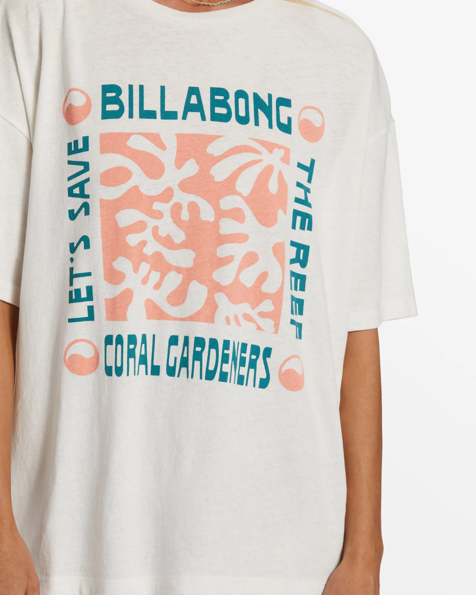 True Coral Gardener Top - Salt Crystal