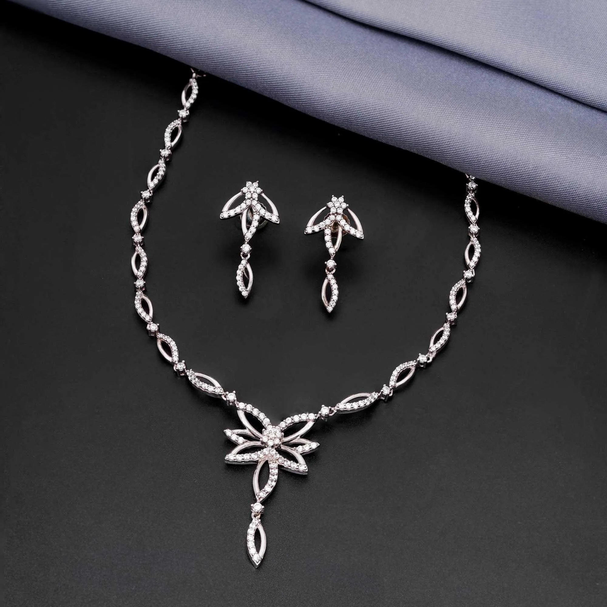 Western Tiny Jwellery with Earring 92.5 Sterling Silver