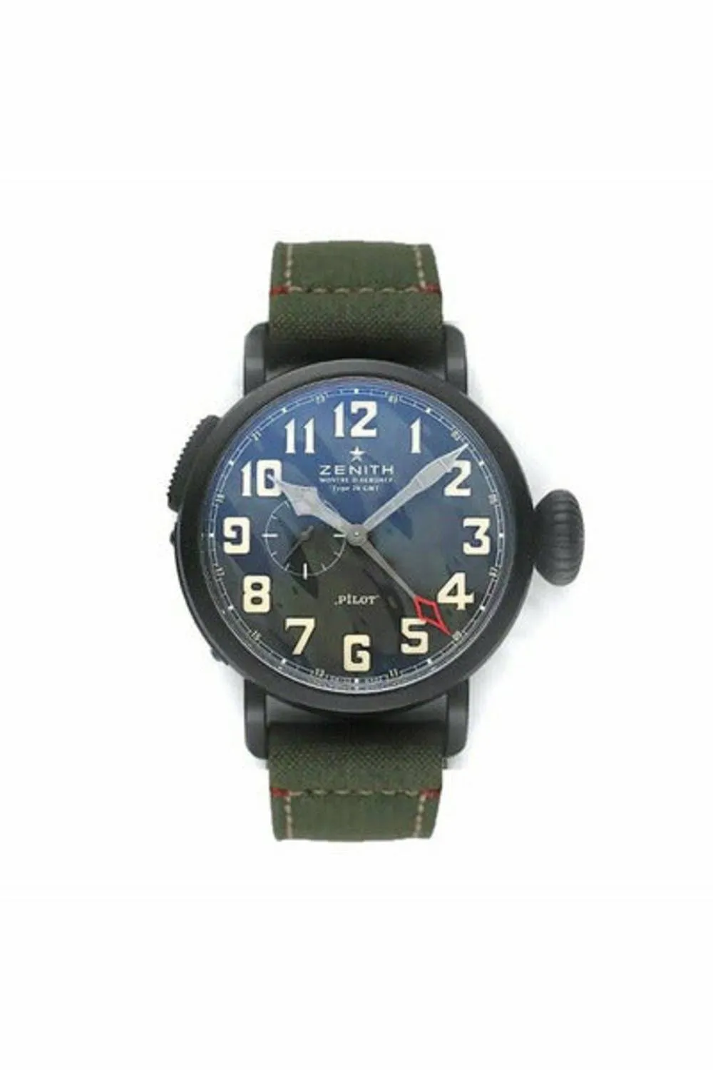 zenith montre d'aeronef type 20 gmt limited edition 50 pcs ref. 96.2437.693/27.c788